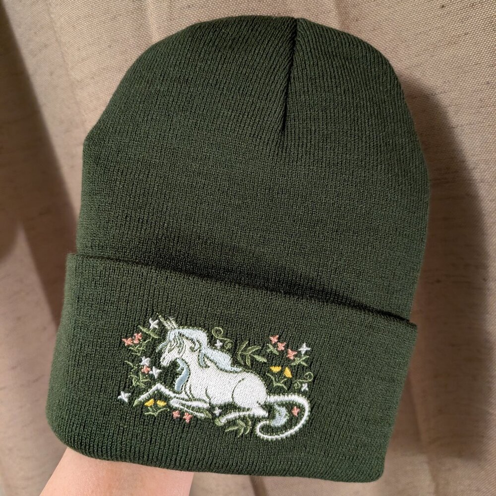 Last Unicorn Inspired Knit Beanie
